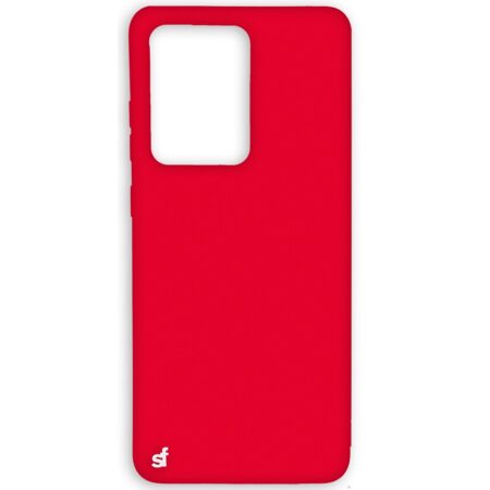 Superfly Silicone Thin Case for Samsung Galaxy S20 Ultra - Red (2)