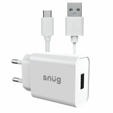 Snug Lite 1 Port Home Charger With Type-C Cable 2.1AMP
