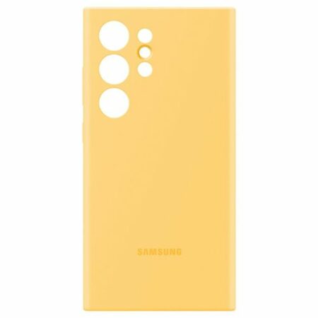 Samsung Silicone Cover – Samsung Galaxy S24 Ultra – Yellow